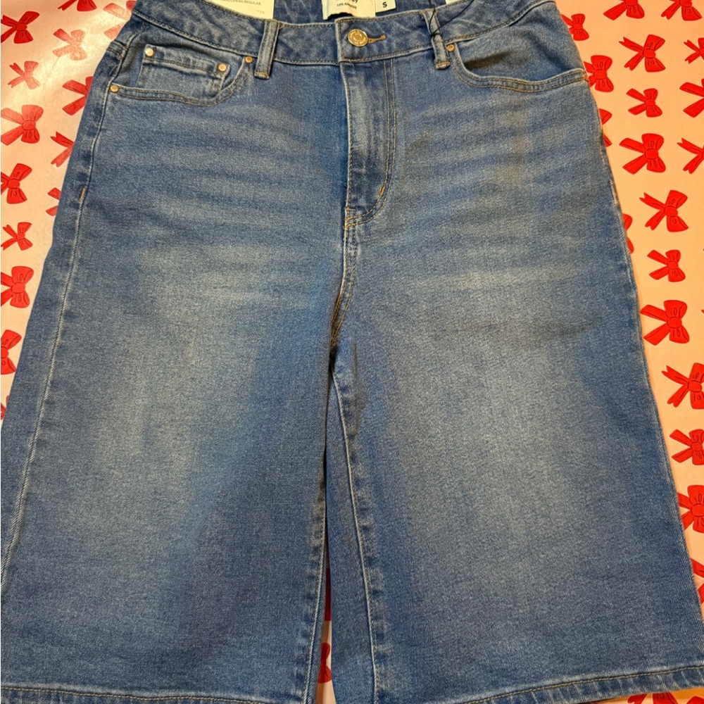 Casual Blue Denim Shorts